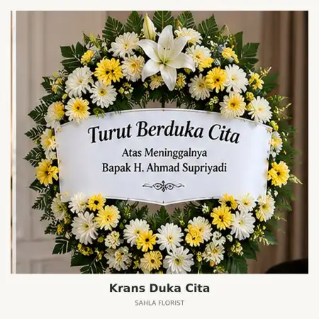 Krans Bunga Duka Padang Kota